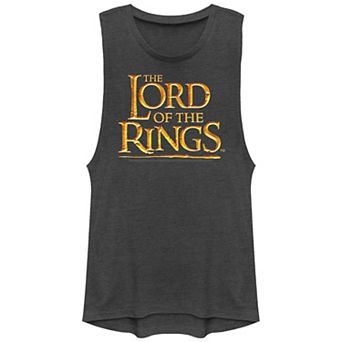 Juniors' The Lord Of The Rings Title Logo Graphic Tank Top
