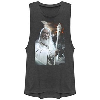 Juniors' The Lord Of The Rings Gandalf Poster Graphic Tank Top