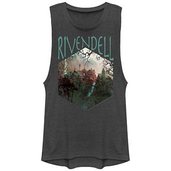 Juniors' The Lord Of The Rings Rivendell Graphic Tank Top