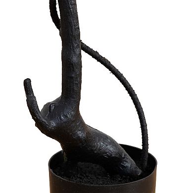 nearly natural 4-ft. Halloween Black Maple Artificial Fall Tree