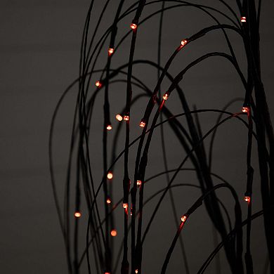 nearly natural 5-ft. Pre-Lit Halloween Black Willow Artificial Fall Tree