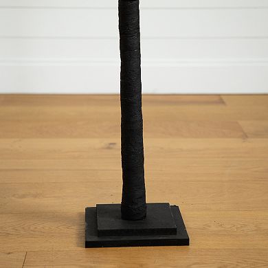 nearly natural 4-ft. Pre-Lit Halloween Deluxe Black Twig Artificial Fall Tree