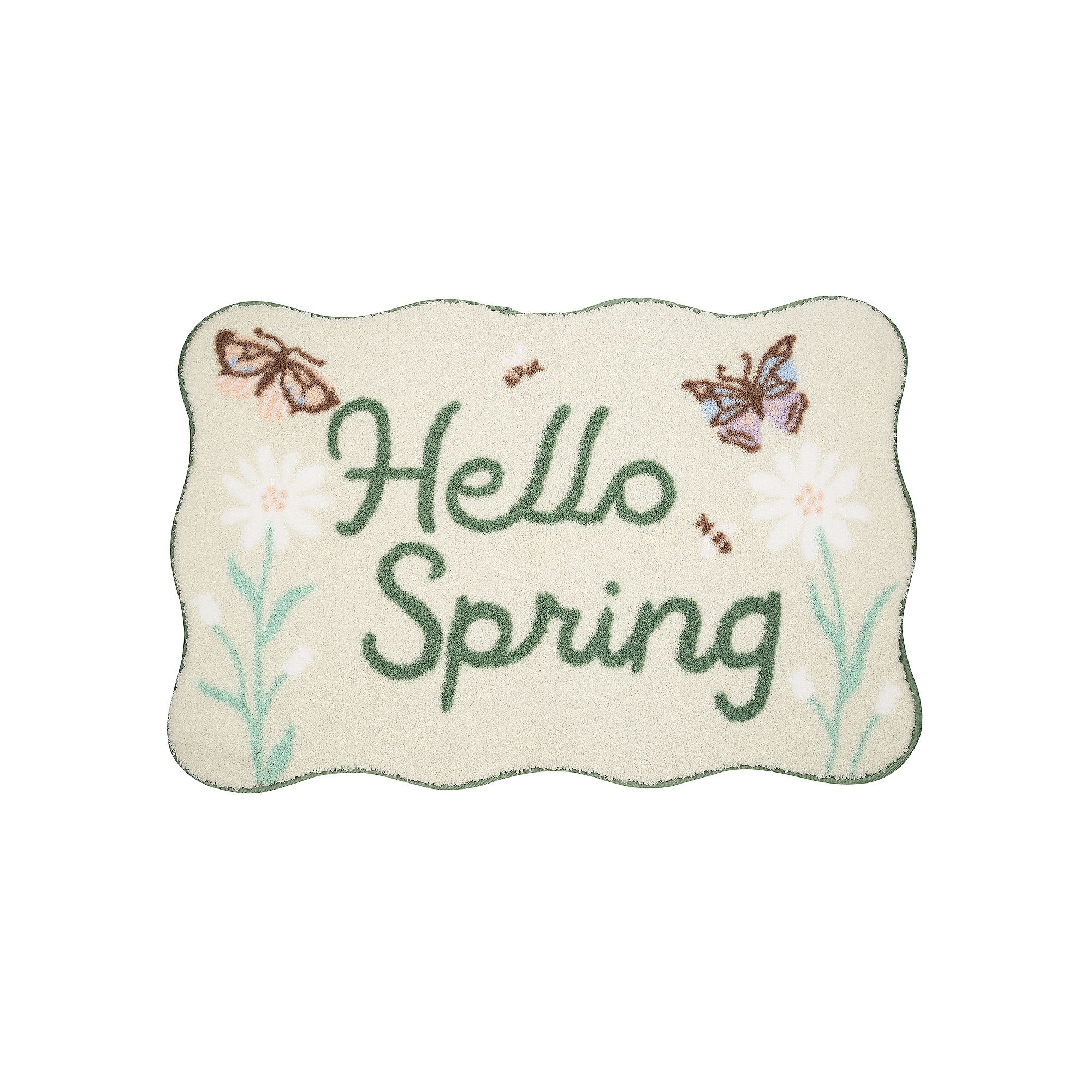 Celebrate Together™ Spring Hello Spring Bathroom Rug, Floral Hello Spri