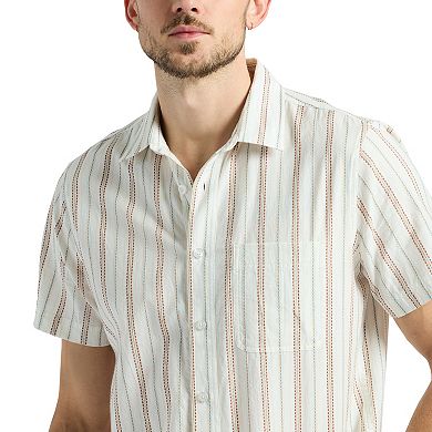Men's Buffalo Jeans Woven Short Sleeve Button Down Shirt