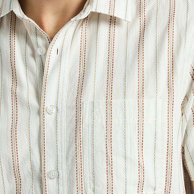 Men's Buffalo Jeans Woven Short Sleeve Button Down Shirt