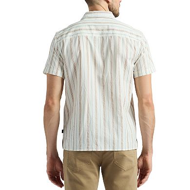 Men's Buffalo Jeans Woven Short Sleeve Button Down Shirt