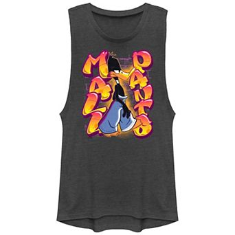 Juniors' Looney Tunes Daffy Duck Mall Pants Graphic Tank Top