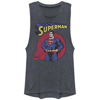 Juniors' DC Comics Superman Classic Portrait Graphic Tank Top