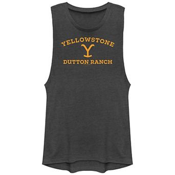 Juniors' Yellowstone Dutton Ranch Graphic Tank Top