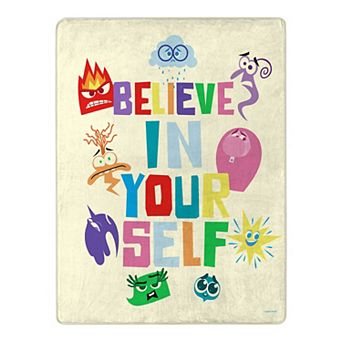 Disney / Pixar's Inside Out 2 "Believe In Yourself" Silk Touch Throw Blanket