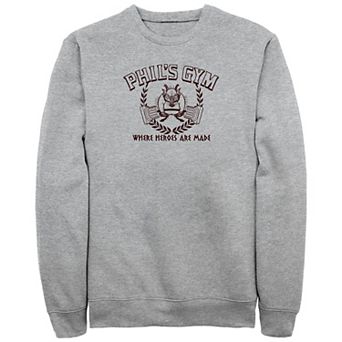Disney's Hercules Phil's Gym Where Heroes Are Made Big & Tall Fleece Sweatshirt