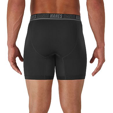 Men's Hanes® 4+1 Bonus Pack Moves Ultimate X Temp Anti Chafe Boxer Brief Underwear