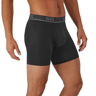 Hanes Moves Ultimate 4+1 Bonus Pack Men’s Anti-Chafe Boxer Brief ...