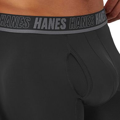 Men's Hanes® 4+1 Bonus Pack Moves Ultimate X Temp Anti Chafe Boxer Brief Underwear