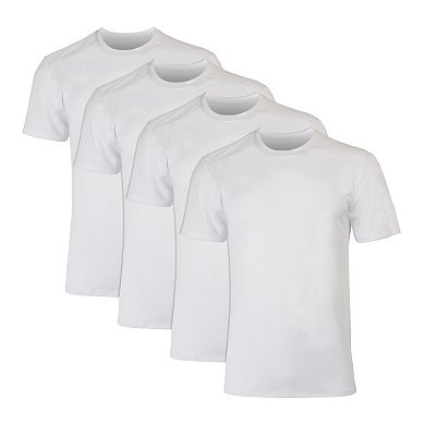 Men's Hanes® Moves Ultimate 3+1 Bonus Pack Breathable Mesh-Back X-Temp Crewneck Undershirt