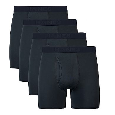 Men's Hanes® Ultimate 4-Pack Comfort Sport Performance Stretch Boxer Brief Underwear