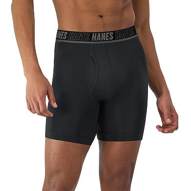 Men's Hanes® 4+1 Bonus Pack Moves Ultimate X Temp Anti Chafe Total Support Pouch Boxer Brief Underwear