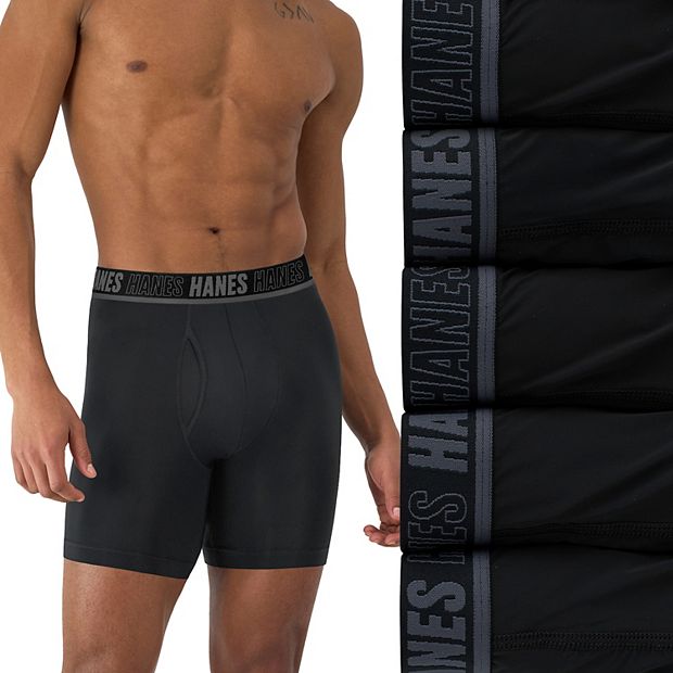Men's Hanes® 4+1 Bonus Pack Moves Ultimate X Temp Anti Chafe Total