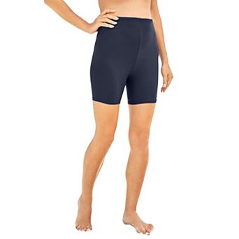 Swim 365 Women's Plus Size Chlorine-Resistant Full-Coverage 5 Swim Boy Short