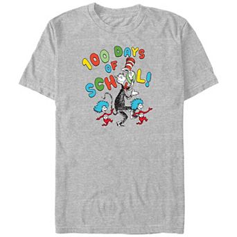 Big & Tall Dr. Seuss 100 Days Of School Graphic Tee