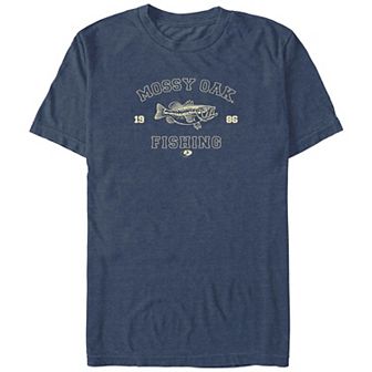 Big & Tall Mossy Oak Fishing 1986 Graphic Tee