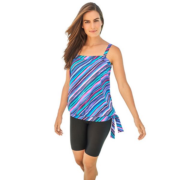 Plus Size Shoreline Varsity Cozy Top
