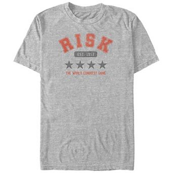 Big & Tall Risk Est. 1957 The World Conquest Game Graphic Tee
