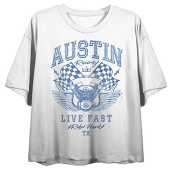 Juniors' Austin Racing Live Fast Graphic Tee