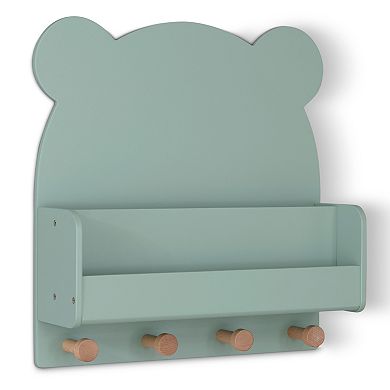 Baby Gap® Brannan Bear Wall Shelf with 4 Hooks