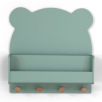 Baby Gap® Brannan Bear Wall Shelf with 4 Hooks