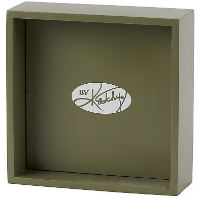 By Kathy Cat Slat Box Sign Table Decor