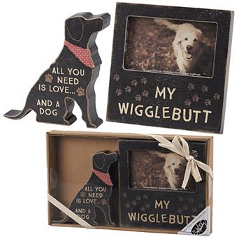 By Kathy 2 pc Fur Ball Sitter Frame Set