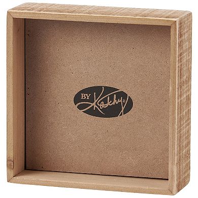 By Kathy My Kids Inset Box Sign Table Decor