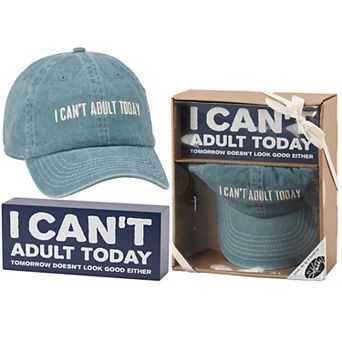 By Kathy "I Can't Adult Today" Ballcap & Sign Gift Box