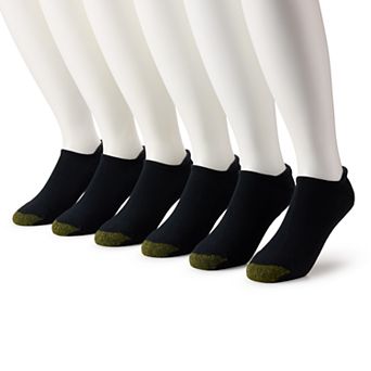 Men's GOLDTOE® 6-Pack Athletic Heel Tab No-Show Socks