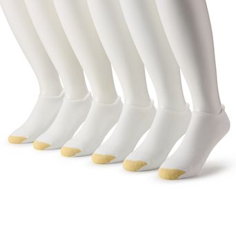 Men's GOLDTOE® 6-Pack Athletic Heel Tab No-Show Socks