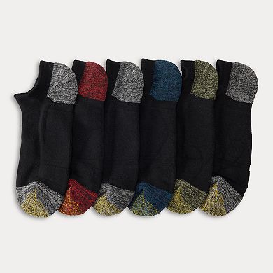 Men's GOLDTOE® 6-Pack Athletic FIT TEC Cushion No Show Socks