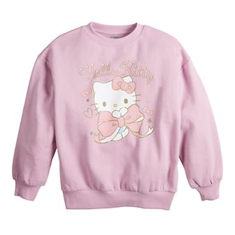 Girls 7-16 Hello Kitty Oversized Fleece Sweatshirt