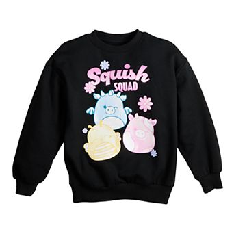 Girls 7-16 Squishmellow Oversized Fleece Sweatshirt