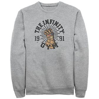 Big & Tall Marvel The Avengers The Infinity Gym 1991 Fleece Sweatshirt