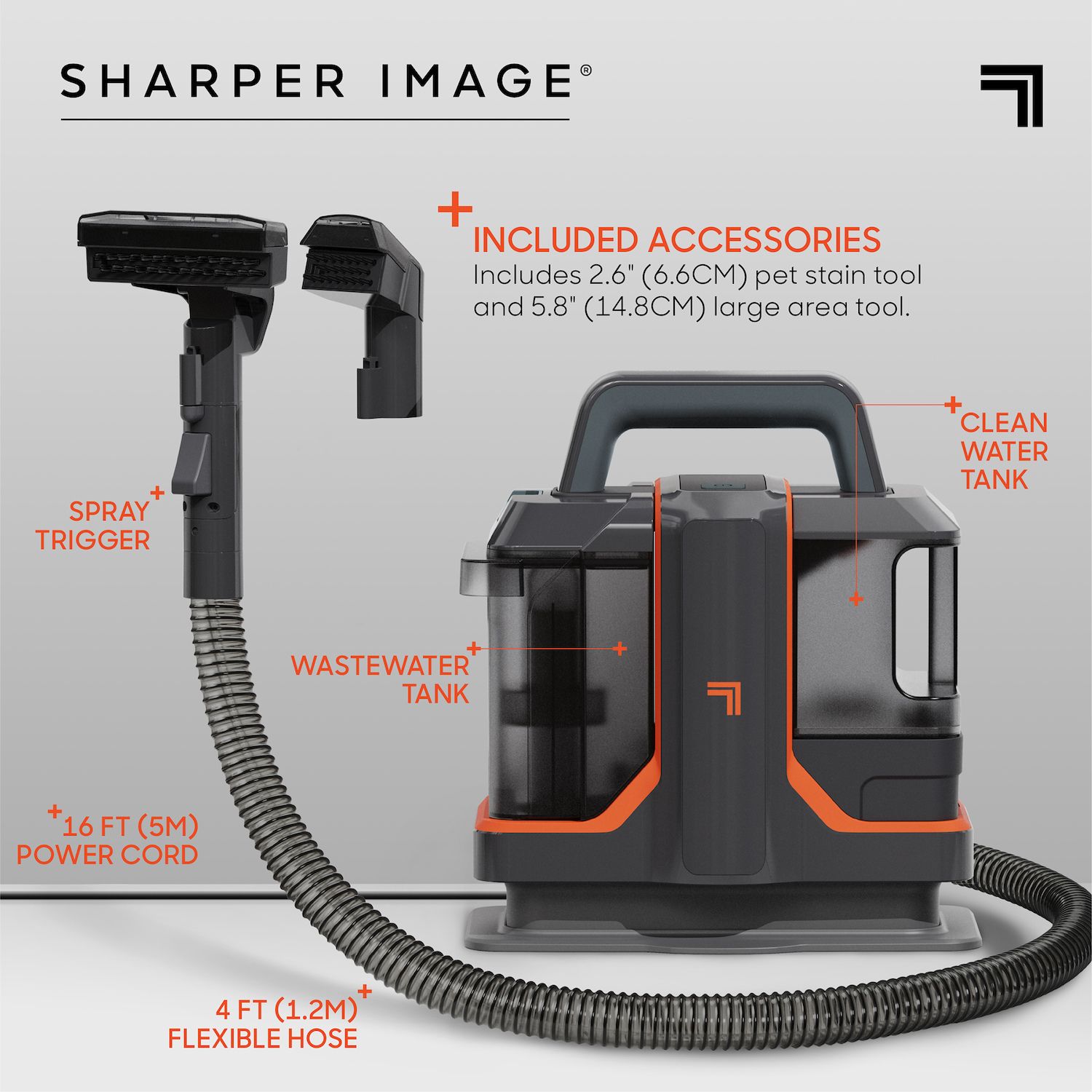 Sharper Image® Stain Cleaner Portable Spot Vacuum