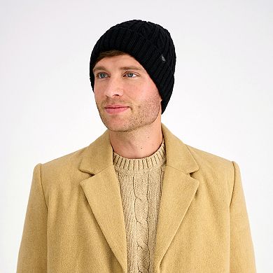Men's Dockers Cable Knit Ribbed Cuff Beanie