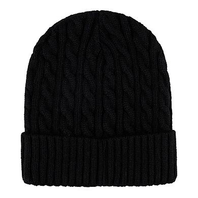 Men's Dockers Cable Knit Ribbed Cuff Beanie
