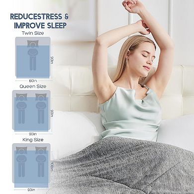Double Sided Cooling Comforter For Hot Sleepers,soft Breathable Lightweight Comforter