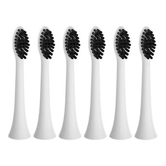Pursonic Replacement Toothbrush Heads Charcoal Infused Bristles Compatible With Sonicare Toothbrush.