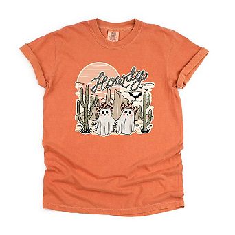 Howdy Ghosties Garment Dyed Tees