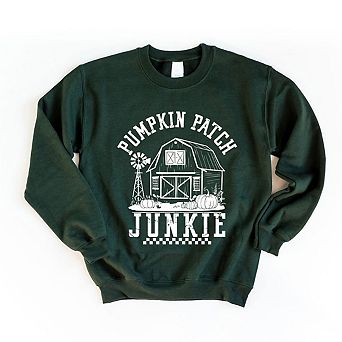 Pumpkin Patch Junkie Barn Sweatshirt