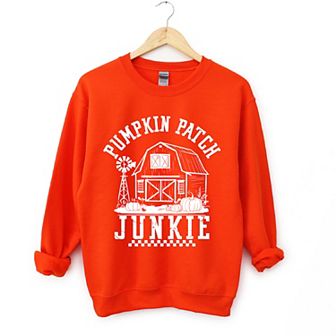 Pumpkin Patch Junkie Barn Sweatshirt