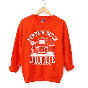 Pumpkin Patch Junkie Barn Sweatshirt
