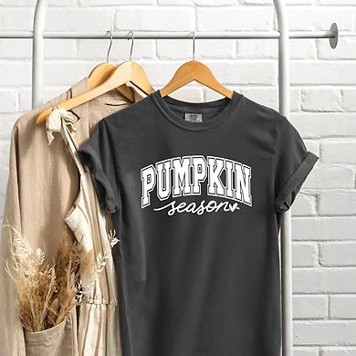 Pumpkin Season Bold Garment Dyed Tees